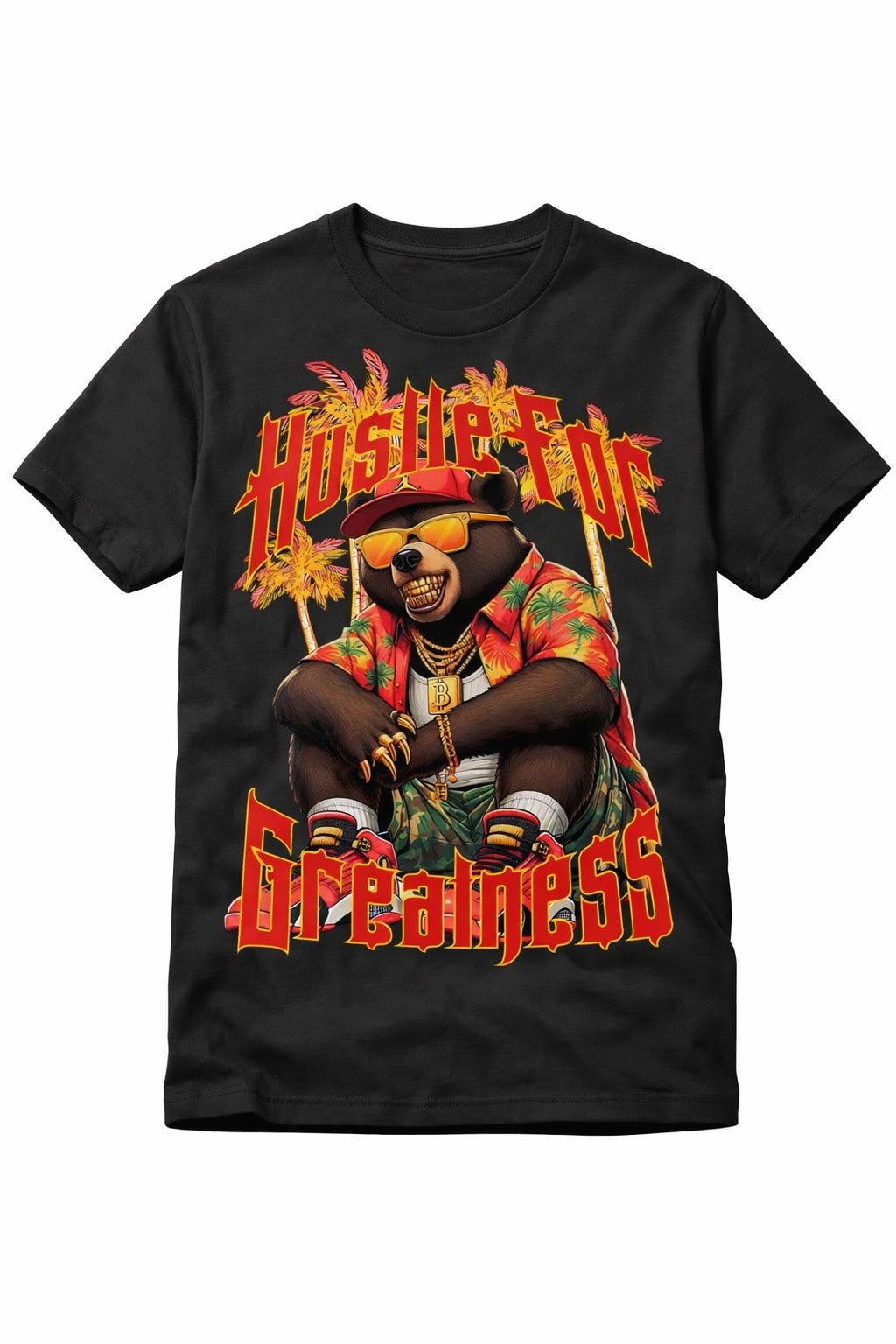 Beary Adorn Hustle For Greatness Tee